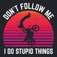 Dont Follow Me I Do Stupid Things Motorcross Aesth Lightweight Hoodie | Artistshot