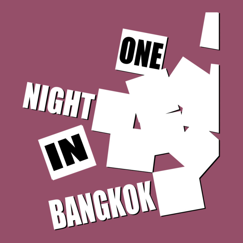 One Night In Bangkok Racerback Tank by jeydenlleriv | Artistshot