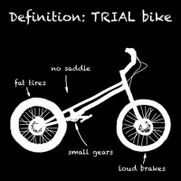 Definition Of Trial Bike Trialbike Bicycle Sport Adjustable Cap | Artistshot