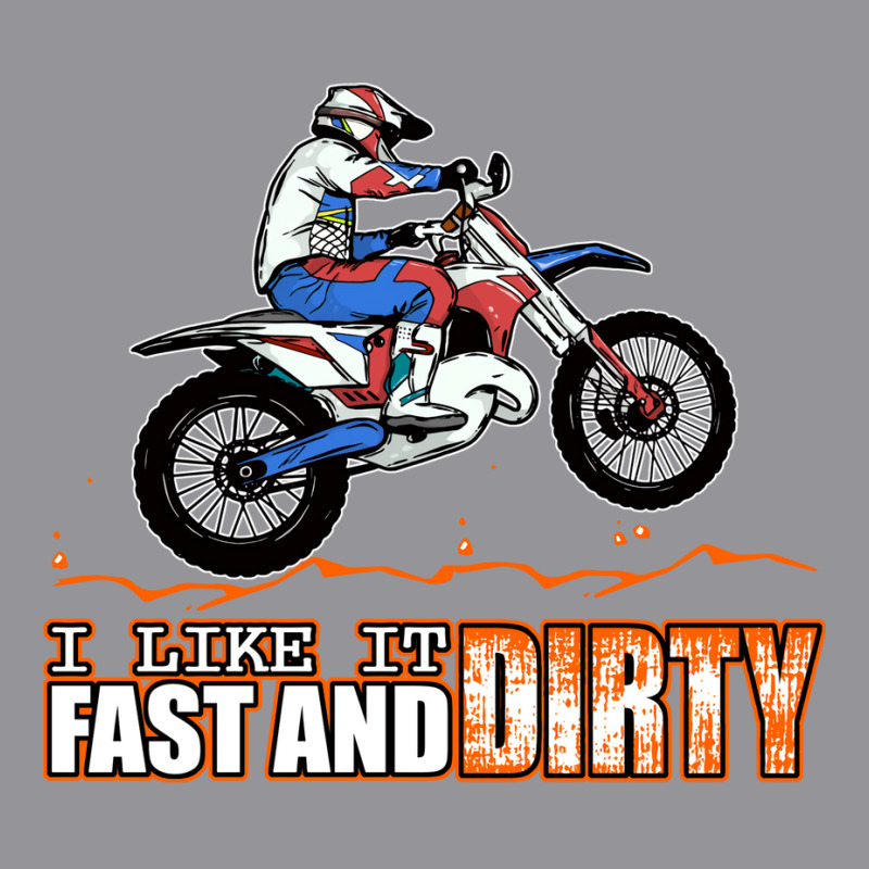 Fast And Dirty Funny Dirt Bike Mx Motocross Adult 3/4 Sleeve Shirt by hutormbuyie6 | Artistshot