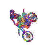 Motocross Racing Watercolor Art Summer Long Sleeve Shirts | Artistshot