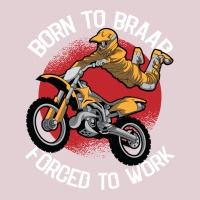 Born To Braap Forced To Work Motocross Offroad Dir Ladies Fitted T-shirt | Artistshot