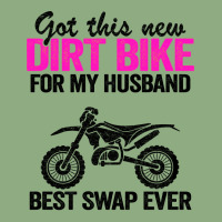 Got This New Dirt Bike For My Husband Best Swap Ev Portrait Canvas Print | Artistshot