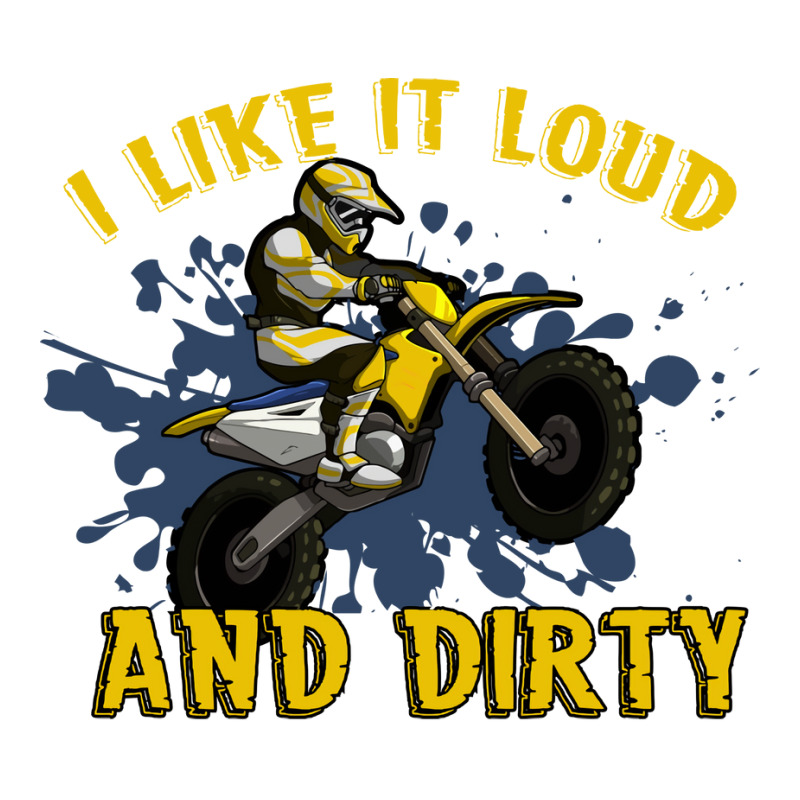 Motocross Dirt Bike Mx Track Racing I Like It Loud Men's T-shirt Pajama Set | Artistshot