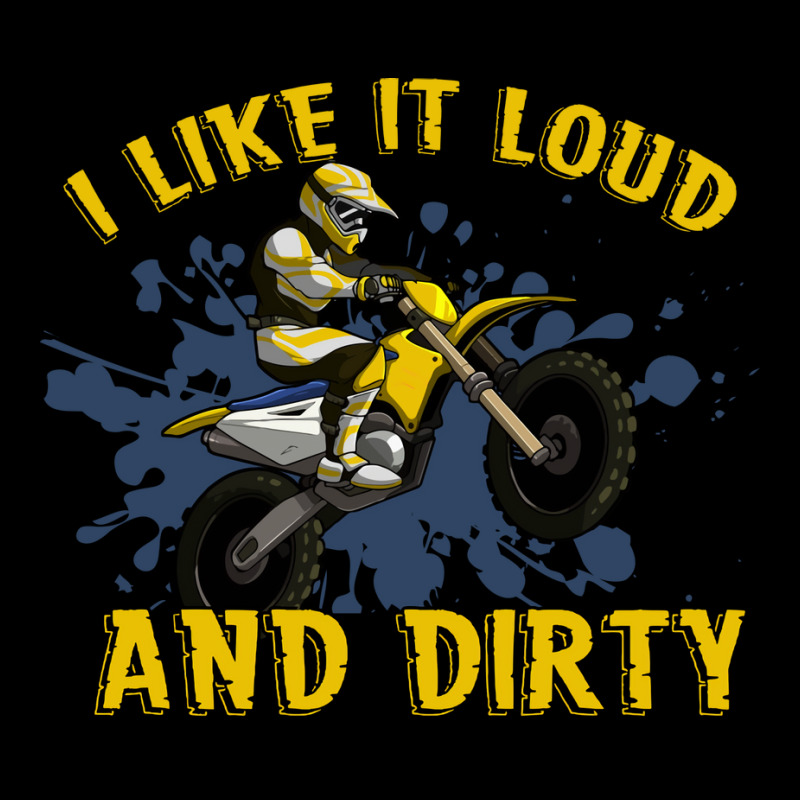 Motocross Dirt Bike Mx Track Racing I Like It Loud Men's Long Sleeve Pajama Set | Artistshot