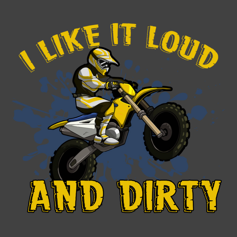 Motocross Dirt Bike Mx Track Racing I Like It Loud Vintage T-shirt | Artistshot