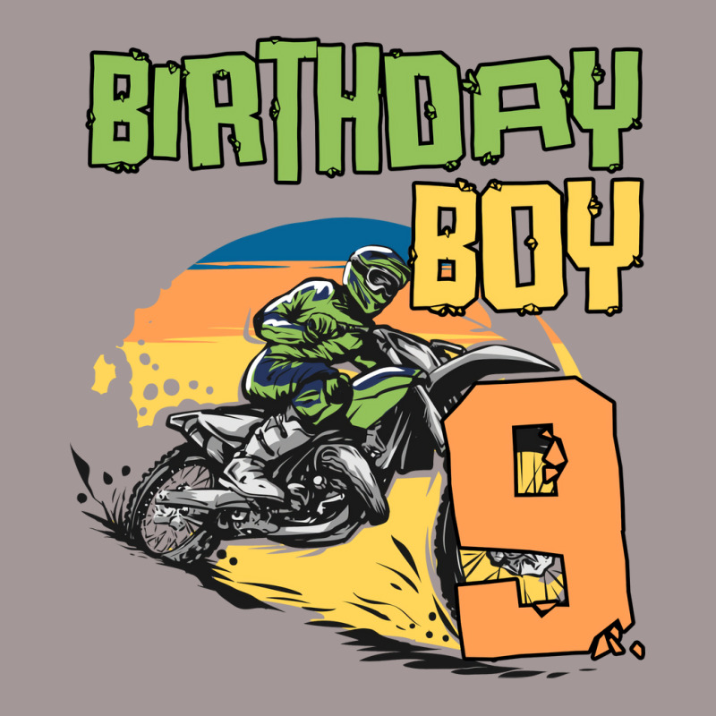 9 Year Old Dirt Bike Birthday Party Motocross Mx 9 Vintage Short | Artistshot