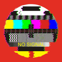 Retro Tv Test Card Glitched No Signal Landscape Canvas Print | Artistshot