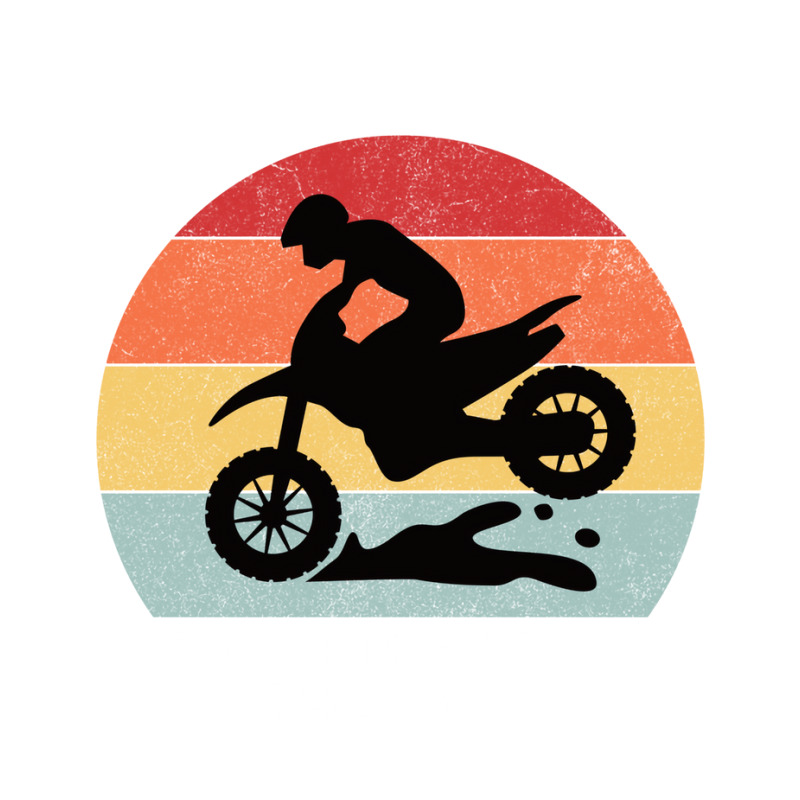 Vintage Dirt Bike Stars Sticker | Artistshot