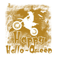 Women Motocross Happy Halloqueen Stars Sticker | Artistshot