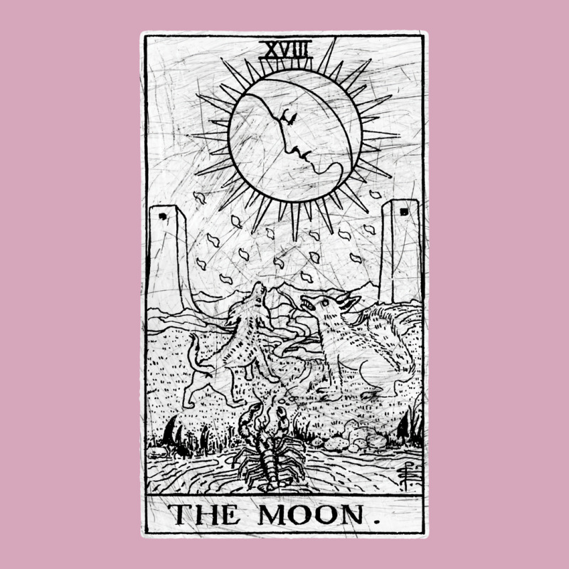 The Moon Tarot Card   Major Arcana   Fortune Telli Classic T-shirt by wibergpuhmanf | Artistshot