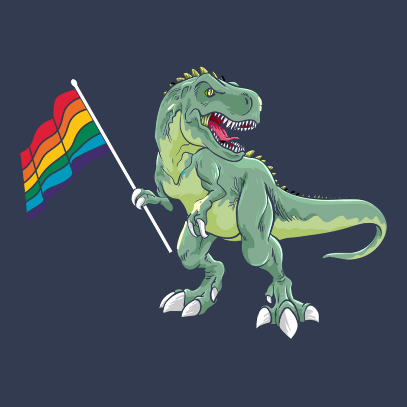 Funny Dinosaur Flag Gay Pride Lgbt Gift Red V-neck Tee | Artistshot