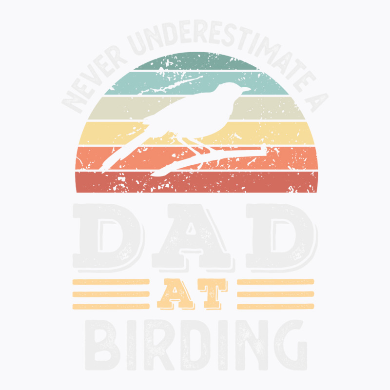 Funny Dad At Birding Fathers Day Gift Men Yellow T-shirt | Artistshot