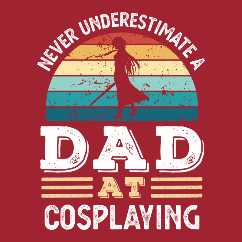 Funny Dad At Cosplaying Fathers Day Gift Men Green Long Sleeve Shirts | Artistshot