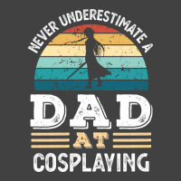 Funny Dad At Cosplaying Fathers Day Gift Men Green Vintage T-shirt | Artistshot