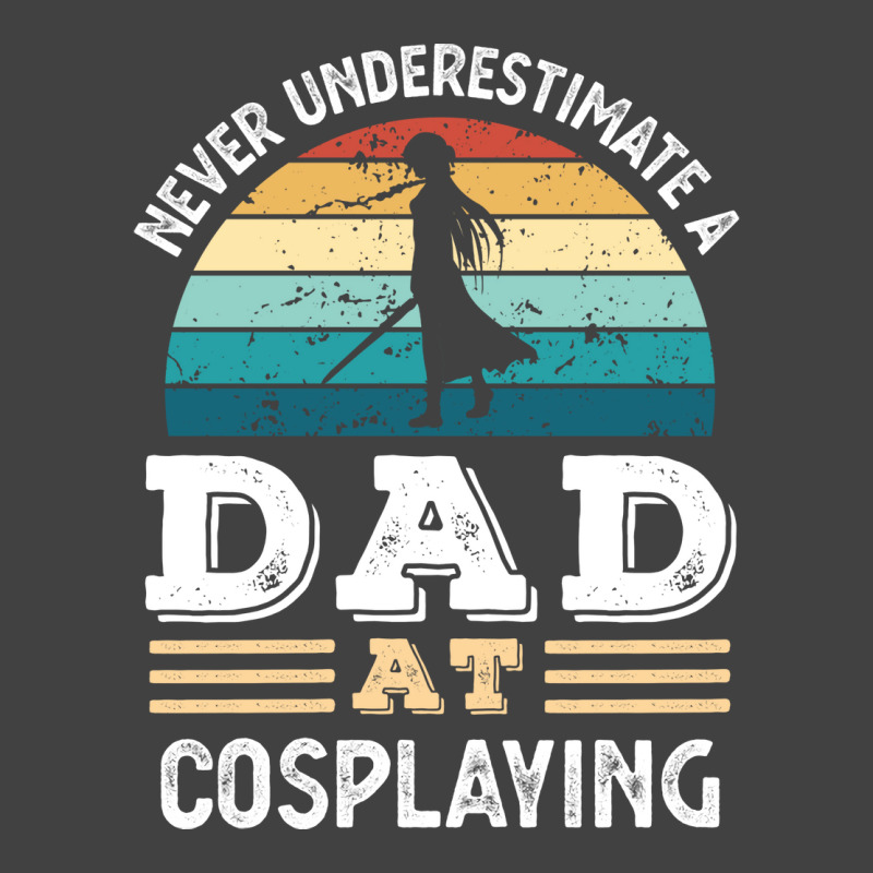 Funny Dad At Cosplaying Fathers Day Gift Men Green Vintage T-shirt | Artistshot