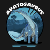 Apatosaurus Dinosaur Design With Background 70s Flannel Shirt | Artistshot