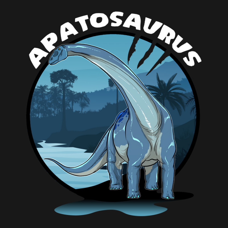 Apatosaurus Dinosaur Design With Background 70s Flannel Shirt | Artistshot