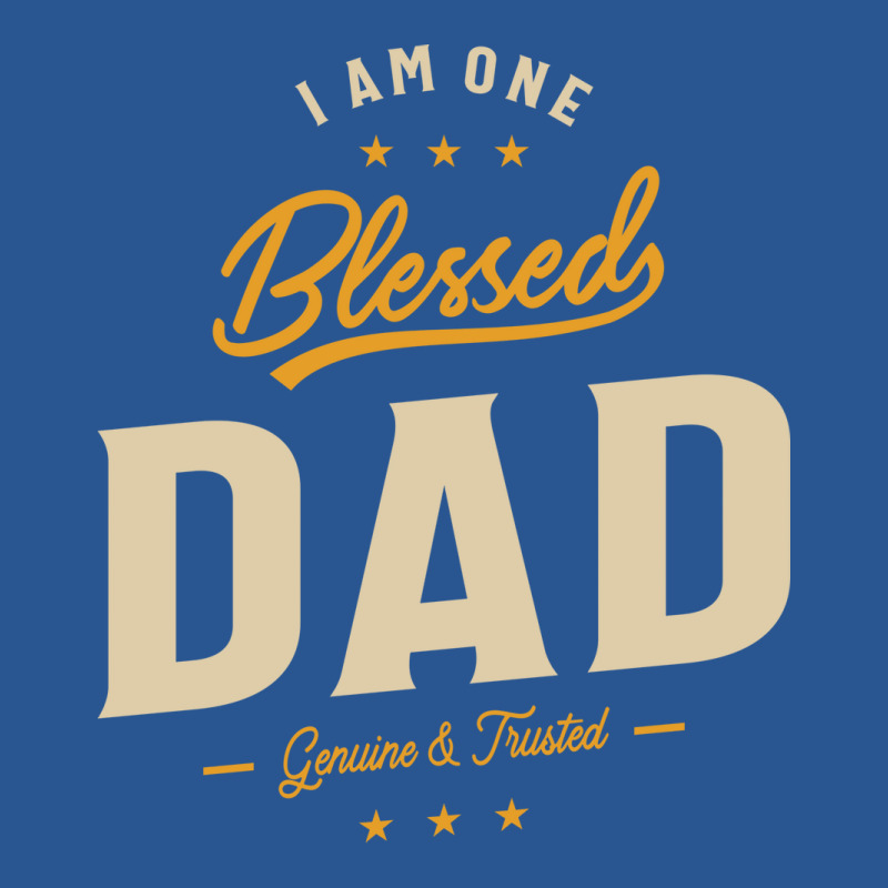 I Am One Blessed Dad Funny Ather Grandpa Hippie T-shirt | Artistshot