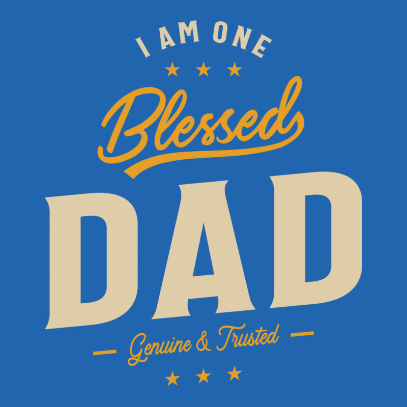 I Am One Blessed Dad Funny Ather Grandpa Hippie Pocket T-shirt | Artistshot