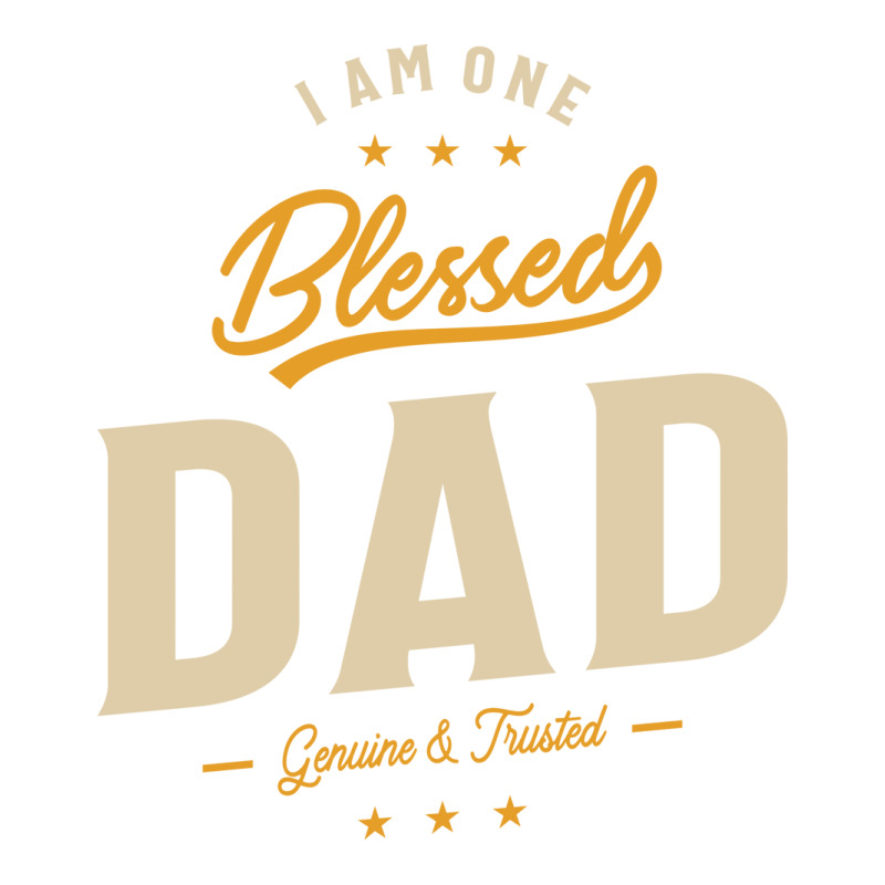 I Am One Blessed Dad Funny Ather Grandpa Hippie Men's T-shirt Pajama Set | Artistshot