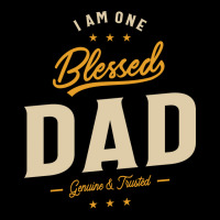 I Am One Blessed Dad Funny Ather Grandpa Hippie Men's 3/4 Sleeve Pajama Set | Artistshot