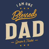 I Am One Blessed Dad Funny Ather Grandpa Hippie Men Denim Jacket | Artistshot