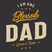 I Am One Blessed Dad Funny Ather Grandpa Hippie Vintage Hoodie | Artistshot