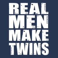 Real Men Makes Twins Daddy Of Twins Trending Men Denim Jacket | Artistshot