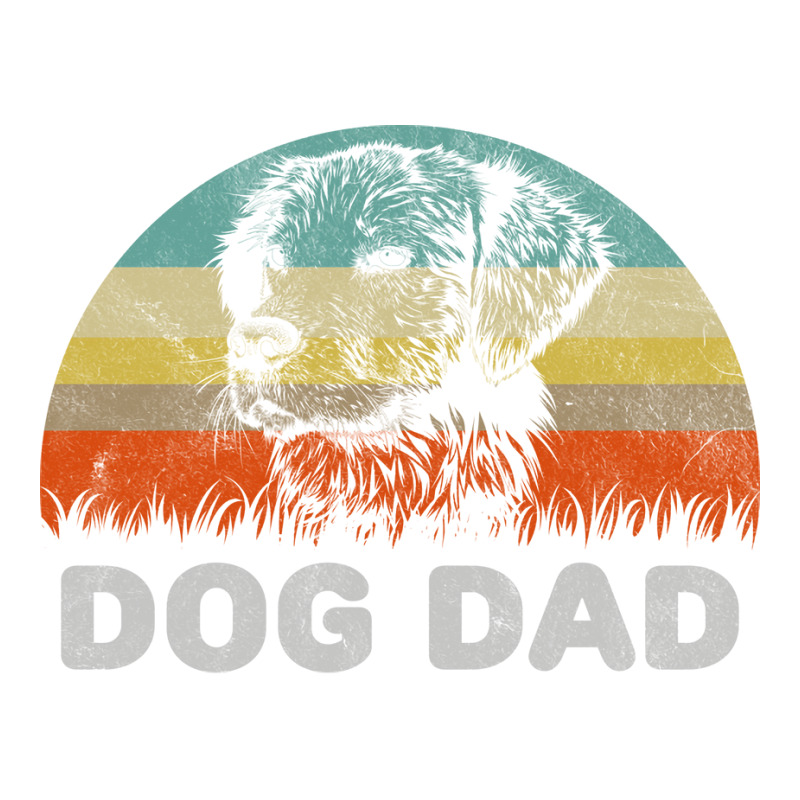 Retro Style Dog Dad Gift For Dog Lover Design Nost V-neck Tee | Artistshot