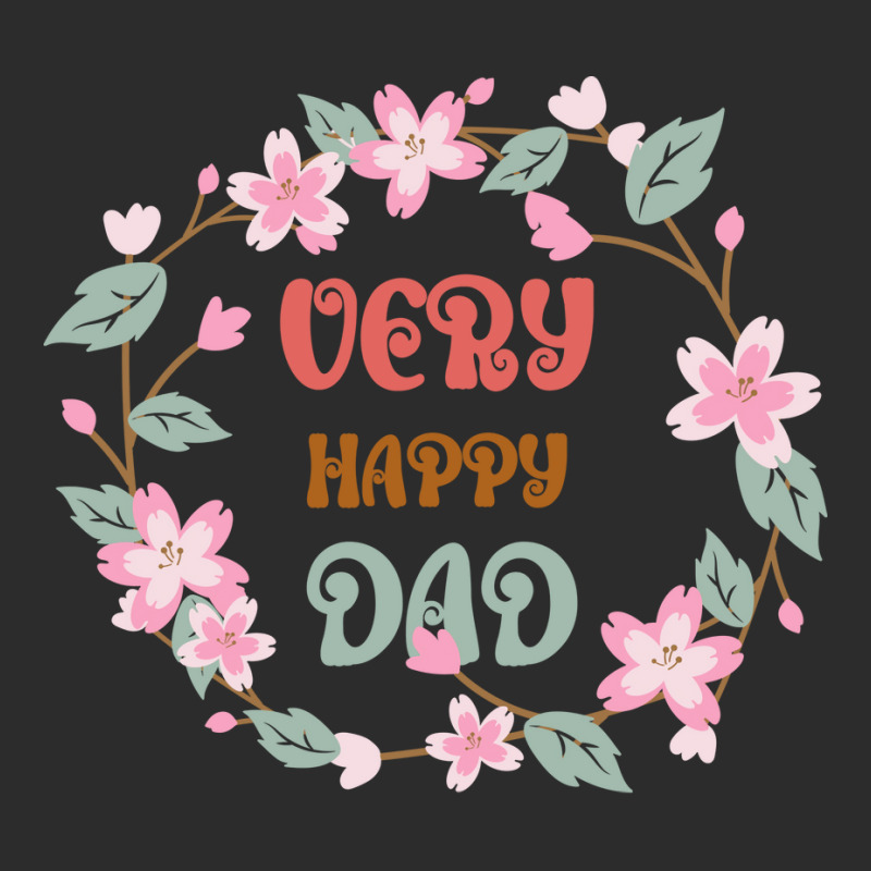 Very Happy Dad Floral Look Hippie Exclusive T-shirt | Artistshot