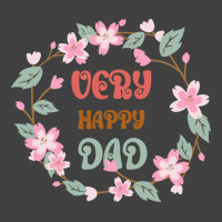 Very Happy Dad Floral Look Hippie Vintage T-shirt | Artistshot