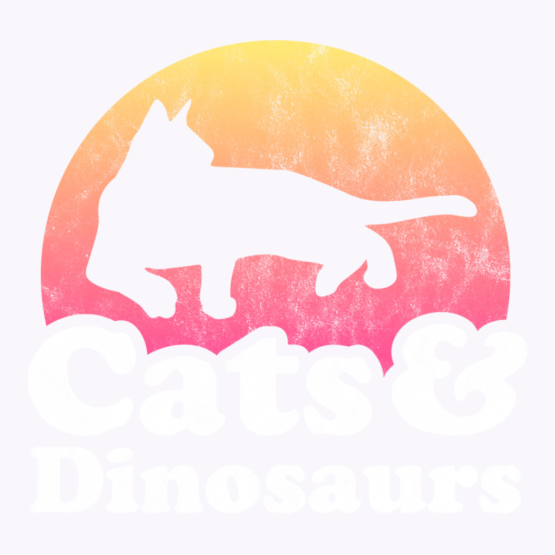 Cats And Dinosaurs Gift For Men Women Kids Red Tank Top | Artistshot