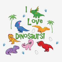 I Love Cute Dinosaurs Hipster Graphic T-shirt | Artistshot