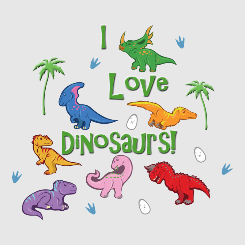 I Love Cute Dinosaurs Hipster Hoodie & Jogger Set | Artistshot