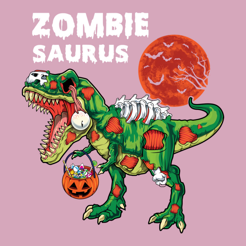 Zombie T Rex Dinosaur With Pumpkin Halloween Costu Classic T-shirt | Artistshot