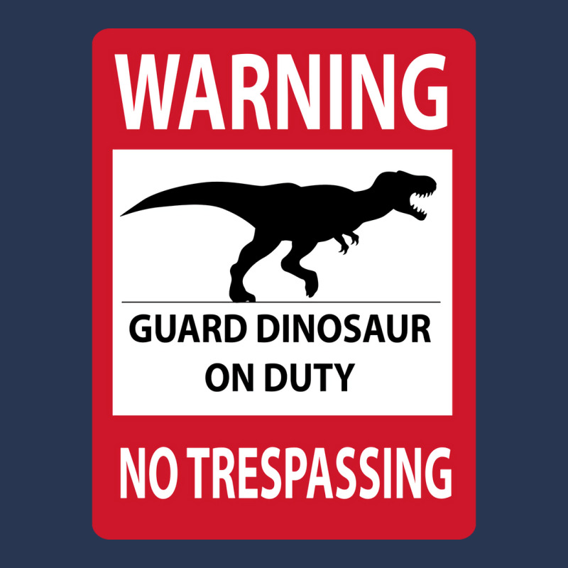 No Trespassing Tyrannosaurus Sign Yellow Men Denim Jacket | Artistshot