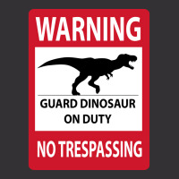 No Trespassing Tyrannosaurus Sign Yellow Vintage Short | Artistshot