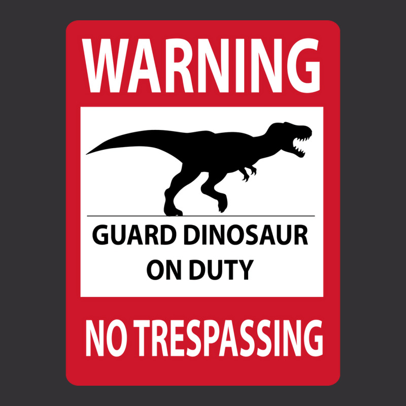 No Trespassing Tyrannosaurus Sign Yellow Vintage Short | Artistshot