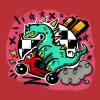 Dino Scoot Blue T-shirt | Artistshot