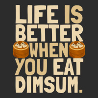 Funny Life Is Better Eat Dimsum Chinese Food Pun L Exclusive T-shirt | Artistshot