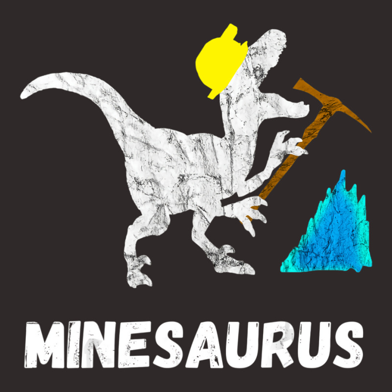 Mine Saurus Gold Coal Miner Dinosaurs Mining T Rex Racerback Tank by djirnadimalag | Artistshot