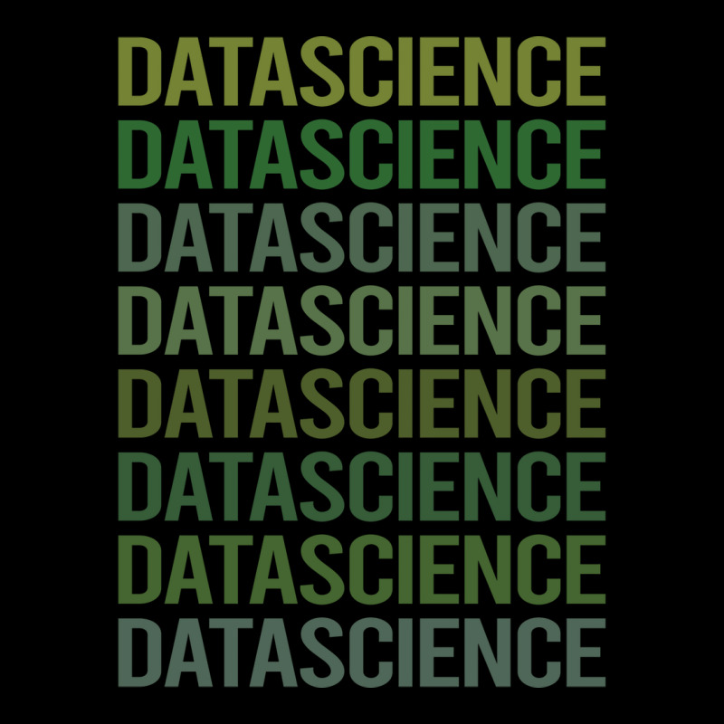 Green Text Data Science Green Long Sleeve Shirts | Artistshot