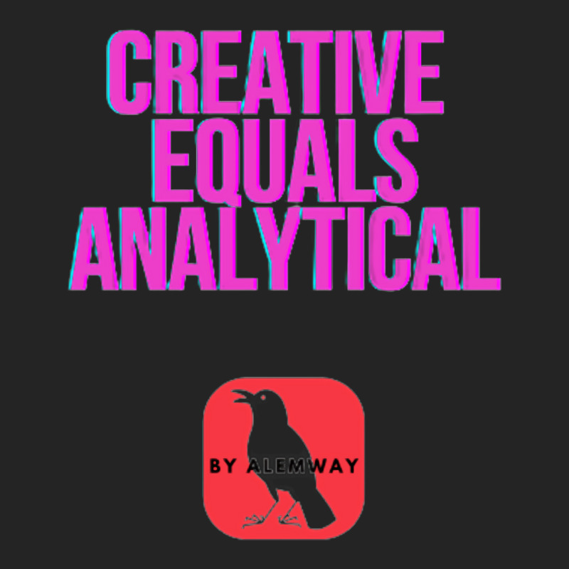 Creative Equals Analytical Cool 3/4 Sleeve Shirt | Artistshot