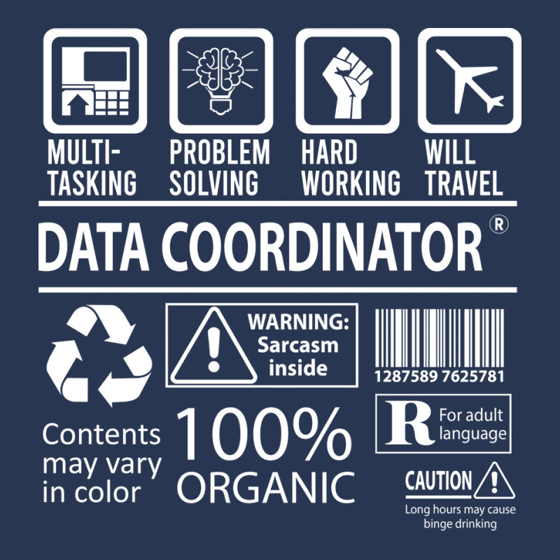 Data Coordinator T  Multitasking Certified Job Gif Men Denim Jacket | Artistshot