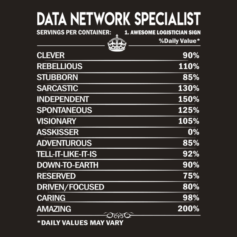 Data Network Specialist T  Data Network Specialist Tank Top | Artistshot