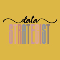 Data Strategist Tall Font Contrast On White Design Classic T-shirt | Artistshot