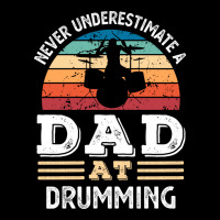 Funny Dad At Drumming Fathers Day Gift Men 80s Men's Long Sleeve Pajama Set | Artistshot