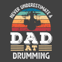 Funny Dad At Drumming Fathers Day Gift Men 80s Vintage T-shirt | Artistshot