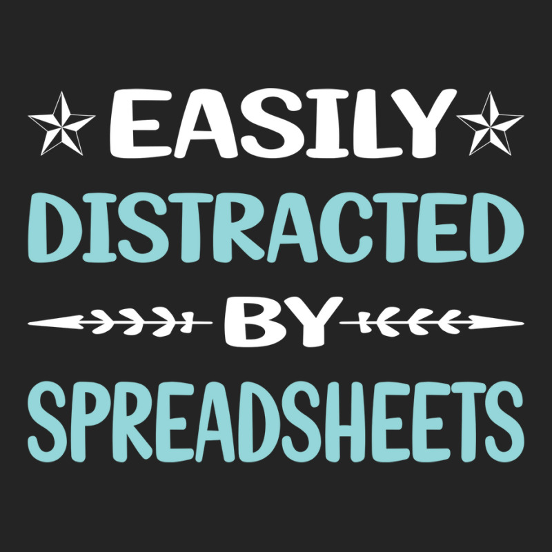 Funny Easily Distracted By Spreadsheet Spreadsheet 3/4 Sleeve Shirt | Artistshot